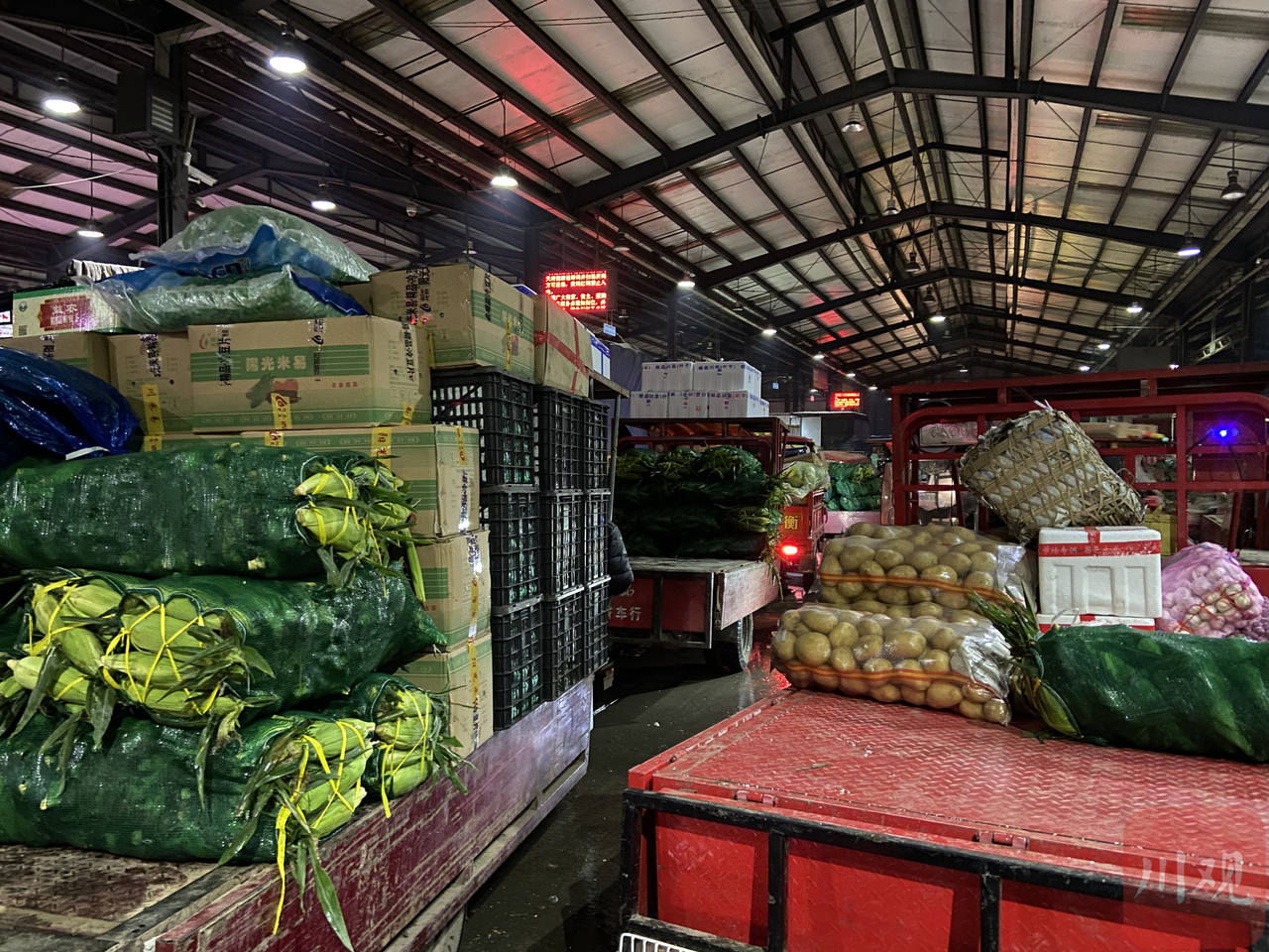 汕頭市農(nóng)副產(chǎn)品市場中的升裕蔬菜批發(fā)行
